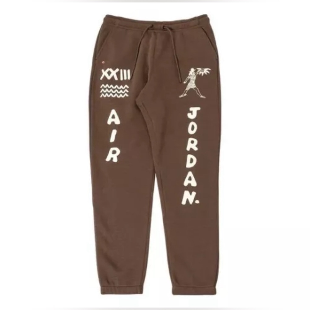 Jordan Brown Flight Artist Series Fleece Pants DV7569-274 Mens 2XL XXL MSRP $87
